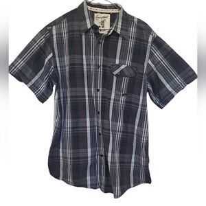 Coastal Men's Short-sleeved Button-up Shirt 